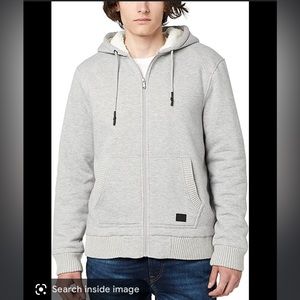 Buffalo David Bitton Men's Long Sleeve Sherpa Fleece Zip Up